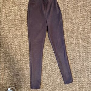 Tall women suede-look fabric Trousers